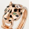 Panthere De Cartier Ring – Pink Gold, Tsavorite Garnets, Onyx, Black Lacquer, Diamonds – Cartier