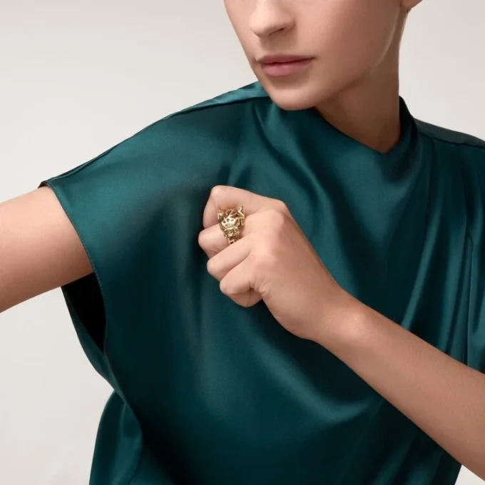 Panthere De Cartier Ring – Tsavorite & Yellow Gold | Cartier Us