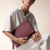 Portfolio, Must De Cartier – Burgundy Calfskin, Golden Finish – Cartier