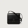Shoulder Bag, Mini, Double C De Cartier – Black Calfskin, Gold and Black Enamel Finish – Cartier