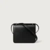 Shoulder Bag, Mini, Double C De Cartier – Black Calfskin, Gold and Black Enamel Finish – Cartier