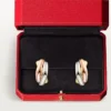 Trinity Earrings, Cushion-Shaped