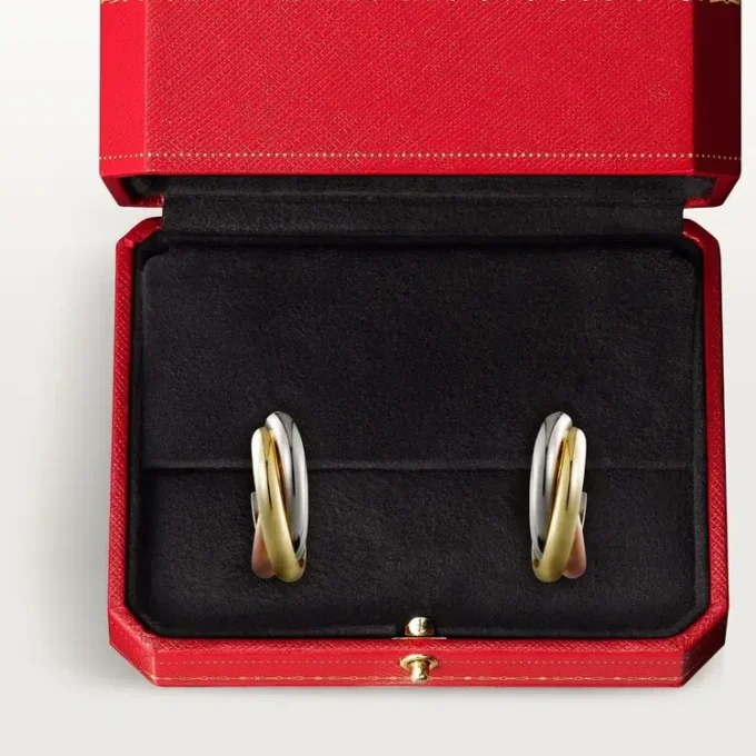 Trinity Earrings – White Gold, Yellow Gold, Rose Gold – Cartier