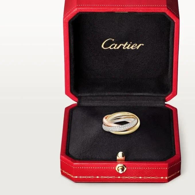 Trinity Ring, Classic Model, Half-Paved