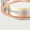Vendome Louis Cartier Wedding Band, 4.8 Mm Width, Paved
