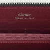 Zipped International Wallet, Must De Cartier – Black Calfskin, Palladium Finish – Cartier